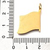 304 Stainless Steel Enamel Pendants STAS-B079-01G-09-3