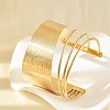 Alloy Open Cuff Bangles LS-BJEW-K272-01G-3