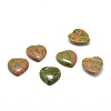 Natural Unakite Gemstone Cabochons G-T029-18X15mm-05-1