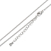 Brass Ball Chain Necklaces NJEW-K123-02P-1