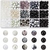 Acrylic & Glass Round Beads CCG-PH0001-03-1