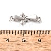 925 Sterling Silver Fold Over Clasps STER-S013-05P-3