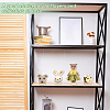 12Pcs 4 Styles Flat Round Wooden Doll Stands Display Holder DIY-GA0007-28-6