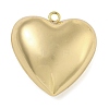 Heart Brass Pendants X-KK-N254-98G-03-1