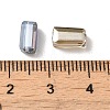 Electroplate Glass Beads EGLA-J023-8x4mm-M-3