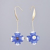 Acrylic Imitation Pearl Beads Dangle Earrings EJEW-JE03370-04-2
