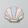 Embroidery Cloth Rhinestone Sew On Patches DIY-WH0671-048C-1