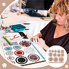 Wooden Bead Design Boards WOOD-WH0042-26A-5
