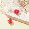 2pcs Brass Enamel Charms KK-YW0001-90-5