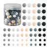 150Pcs 15 Styles Silicone Beads SIL-TA0001-30-10