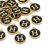 Golden Plated Alloy Charms X-ENAM-S118-02H-4