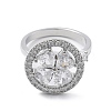 Rotatable Open Cuff Rings for Women RJEW-S402-07P-2