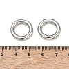 Tarnish Resistant 304 Stainless Steel Spring Gate Rings STAS-D070-01P-3