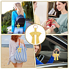 PU Leather Keychains KEYC-WH0029-129A-5