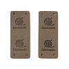 PU Leather Labels DIY-C057-01D-1
