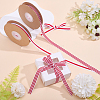 2 Rolls 2 Styles Polyester Striped Ribbon OCOR-ME0001-98-3