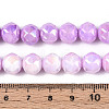 Anti-Tarnish Electroplate Glass Beads Strands GLAA-N010-10mm-07-3