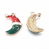 Alloy Enamel Pendants ENAM-E568-04G-1