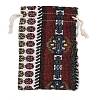 Ethnic Printed Polycotton Drawstring Storage Bags FB-CBA307F-01A-1