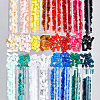  672~800pcs 16 Colors Opaque Acrylic Slide Charms OACR-NB0001-48-7