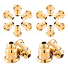 CREATCABIN 8 Pairs Brass Ear Nuts/Earring Backs KK-CN0001-06B-1