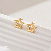 Brass Elegant Classic Women's Stud Earrings NZ1396-1-1