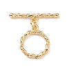 Rack Plating Brass Toggle Clasps KK-B036-15G-1