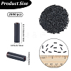 3000Pcs Glass Bugle Beads SEED-PA0001-13B-2