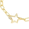 304 Stainless Steel Paperclip Chain Necklaces NJEW-JN06369-02-4