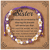 Bohemian Style Glass Seed Beads & Imitation Pearl Braided Bead Bracelets LS-XW4926-8-1