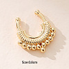 Brass Round Beaded Circular/Horseshoe Barbell Nose Rings FS-WGEE181-01-2