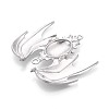 Alloy Bat Wing Connector Cabochon Settings TIBE-N016-06P-2