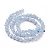 Natural Aquamarine Beads Strands G-P488-03A-3