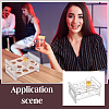 Acrylic Holders for 6 Round Shot Glasses AJEW-WH0473-04-5