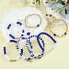 1 Set Handmade Polymer Clay Heishi Beads Stretch Bracelets Set BJEW-SZ0002-67B-01-3