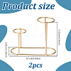 Alloy Crystal Ball Holders ODIS-WH0106-18G-2