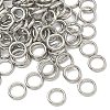 Alloy Soldered Closed Jump Rings PALLOY-H039-P-2