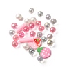 Handmade Polymer Clay Cabochons and Plastic Beads for DIY Jewelry Making Findings CLAY-B007-04G-2