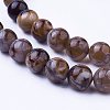 Natural Agate Bead Strands G-P289-02D-8mm-3