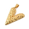 304 Stainless Steel Pendants LS-STAS-C163-04A-G-2