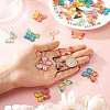 Spritewelry 48Pcs 8 Styles Translucent Resin Pendants FIND-SW0001-27-6