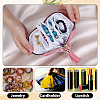 Cloth Jewelry Storage Zipper Bags with Tassel for Earrings Rings Bracelets Necklaces AJEW-WH0596-664D-3