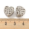 Mother's Day Rack Plating Alloy European Beads FIND-B034-31P-3