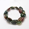 Natural Indian Agate Nuggets Beads Strands G-P093-21B-2