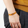 1Pc Punk Retro Ethnic Style Handmade Leather Bracelet Couple Literary Hand Strap Men BJEW-CL0001-02B-7