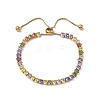304 Stainless Steel Pave Cubic Zirconia Tennis Bracelets BJEW-G754-03G-05-4