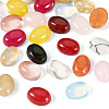 26Pcs 13 Styles Cherry Quartz Glass & Opalite & Synthetic Howlite & Natural White Jade & Rose Quartz & Jade & Howlite & Agate Cabochons G-TA0003-28A-3