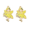 Rack Plating Alloy Enamel Pendants FIND-A040-08B-01G-1