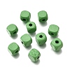 Spray Painted Wooden Beads WOOD-P021-01B-28-1