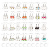 ANATTASOUL DIY Blank Dome Stainless Steel Dangle Earrings Making Kits DIY-AN0001-09P-1